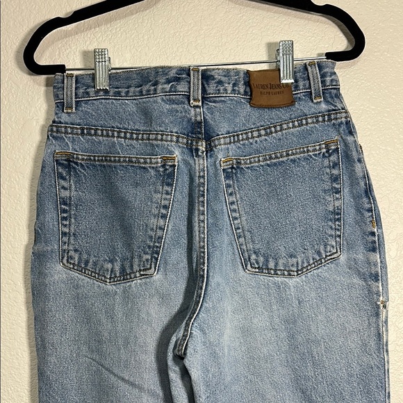 Classic Lauren Ralph Lauren Blue Denim Jeans 8 - Picture 7 of 9